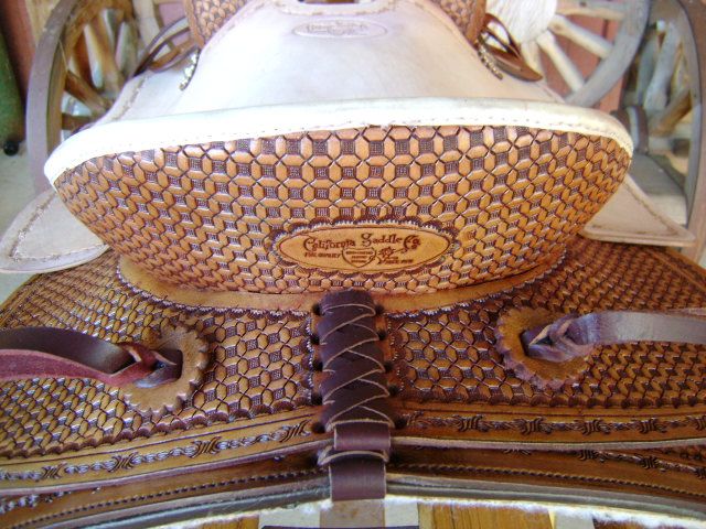 16 CALIFORNIA WESTERN PLEASURE TRAIL RANCH RANCHER COWBOY LEATHER 