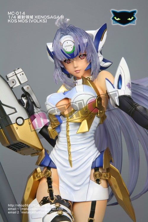 MC 1/4 XENOSAGA III KOS MOS Girl Figure resin model  