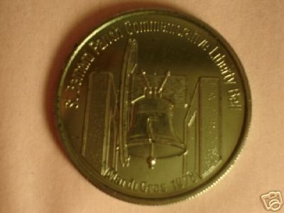 1978 St. Bernard Sheriffs Posse Liberty Bell LA Coin  