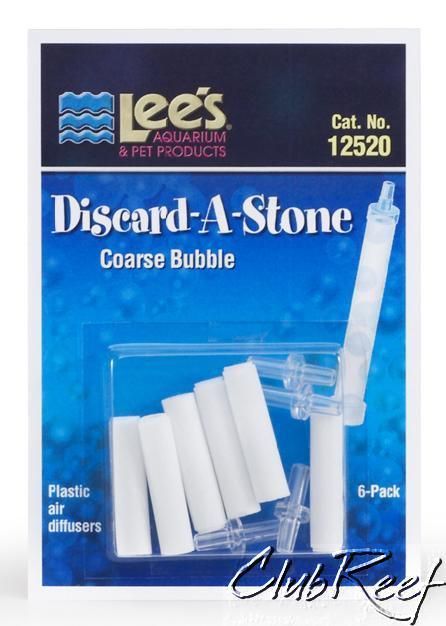 Discard A Stone Coarse Air Diffuser Lees Aquarium 6pk  