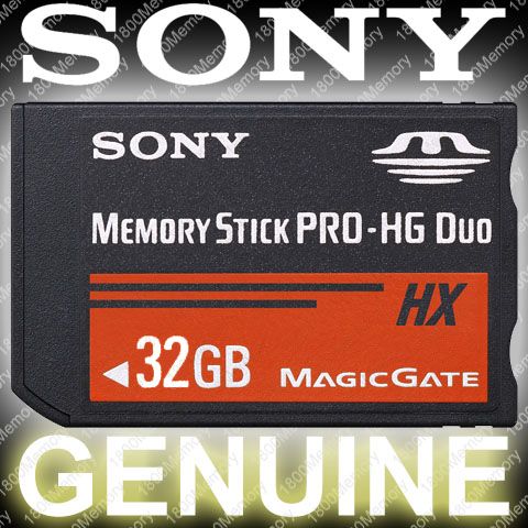 GENUINE SONY 32GB Memory Stick PRO HG Duo HX PSP 50MB/s  