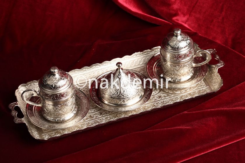 Turkish Coffee Serving Set NEW with FREE Pot   