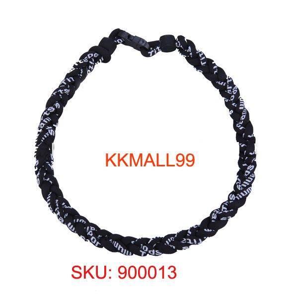 Titanium Tornado Baseball Sports Rope Necklace 16 18 20 22 21 