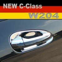 Mercedes Benz W204 Chr Door Handle Shells Cup cover m16  