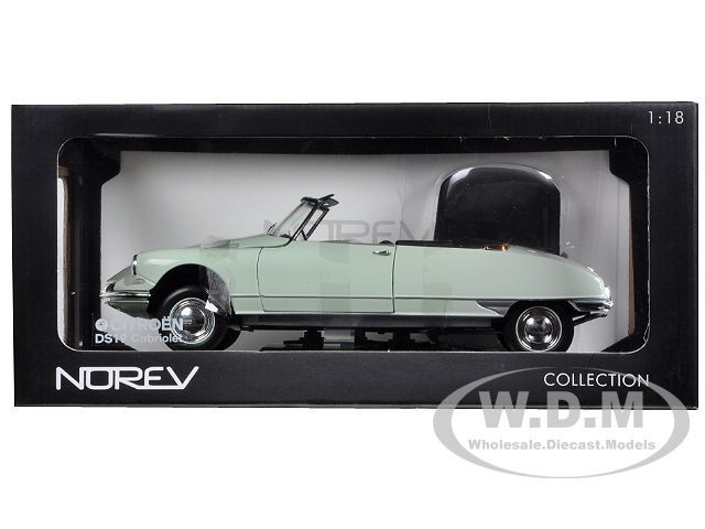   car of 1961 Citroen DS 19 Carrare White die cast car model by Norev