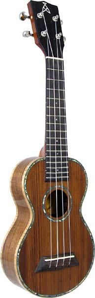 Ohana SK75R Solid Spruce/Rosewood Soprano Ukulele  