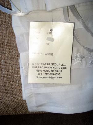 NWT SHERRY TAYLOR Collection White Pants Slacks 3X  