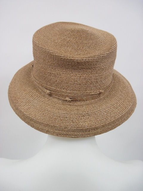 NWT SHANEEN HUXHAM Wheat Toyo Flip Brim Self Trim Hat  