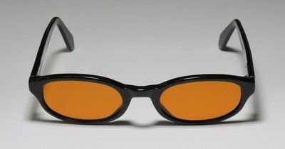 NEW CHROME HEARTS SHADOW CASTER 2 BLACK FRAME/TEMPLES ORANGE LENS 