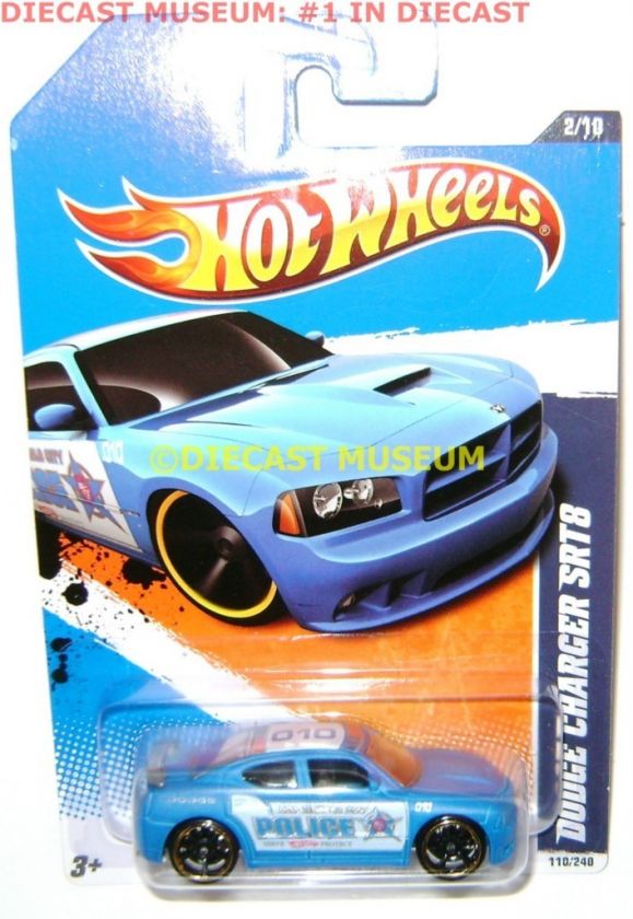 DODGE CHARGER SRT8 POLICE HOT WHEELS DIECAST 2011  