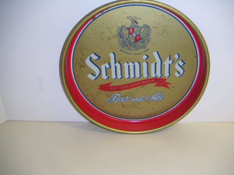 Beer Serving Tray Schmidts of Philadelphia Beer / Ale  