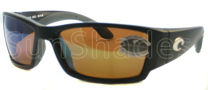 Costa del Mar Corbina Black Green 580 Mirror Polarized  