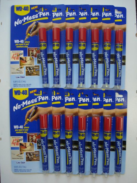 14 WD 40 No Mess Pen Lubricates Remove Crayon & Sticker  