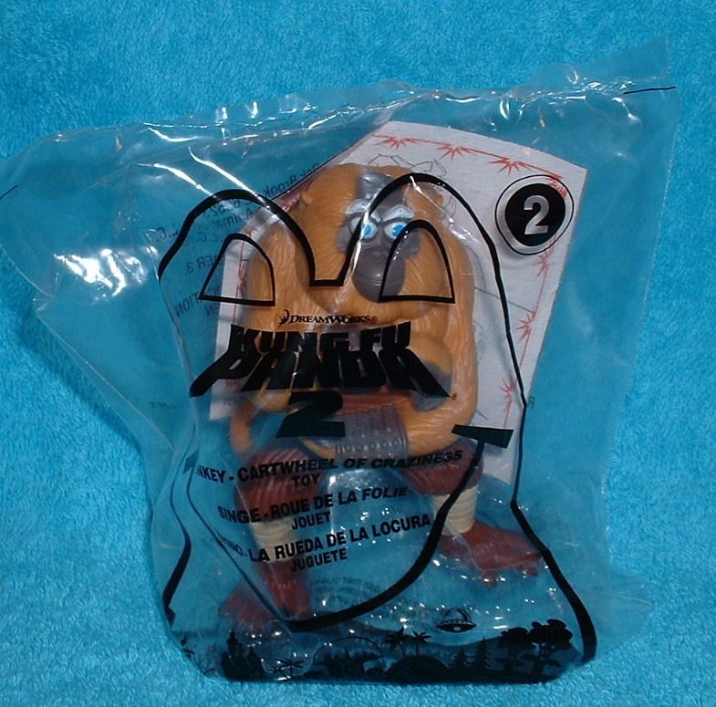 2011 McDonalds Happy Meal Kung Fu Panda 2 Monkey  