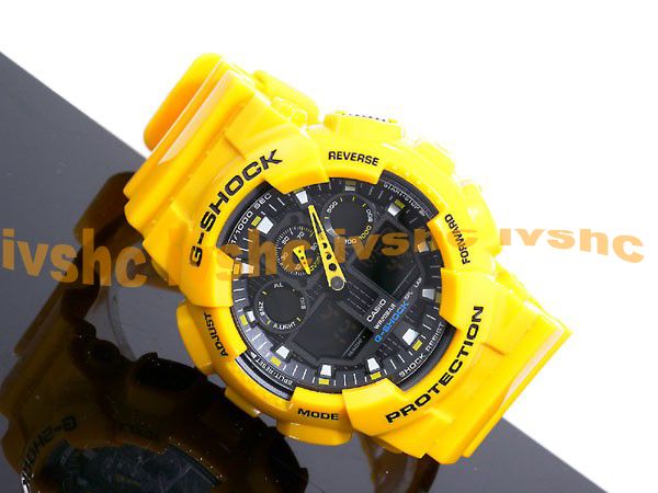 CASIO G Shock GA100A 9A GA 100A 9A Ana Digi XLarge  