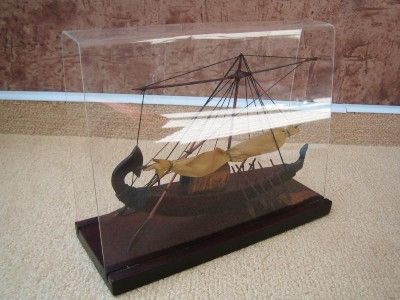 Antique Handmade Egyptian Ancient__QUEEN Hatshepsut__Ship Boat Museum 