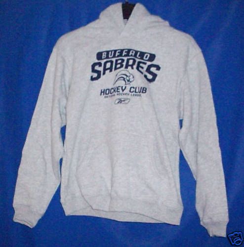 BUFFALO SABRES REEBOK HOODIE SWEATSHIRT YOUTH M  