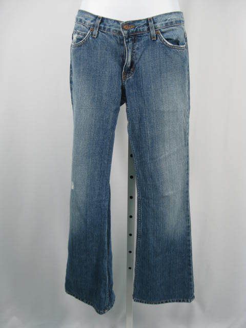 EARL JEAN 75 Jean Distressed Fade Straight Jeans Sz 27  