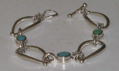 Michael Dawkins SS Chalcedony 7 1/4 Link Bracelet Med  