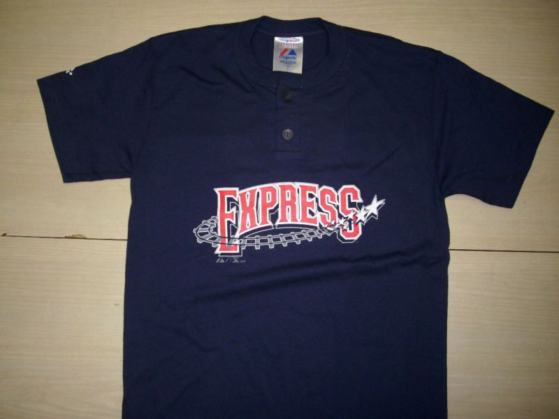 Minor League Round Rock Express 2 button jersey YL  