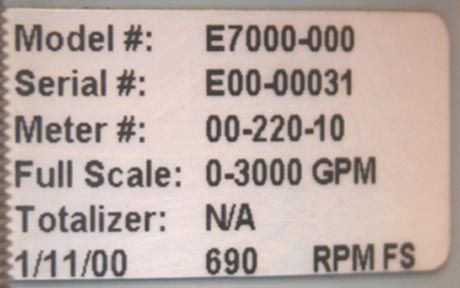 What you are bidding on is a nice looking McCrometer MW510 Flow Meter 