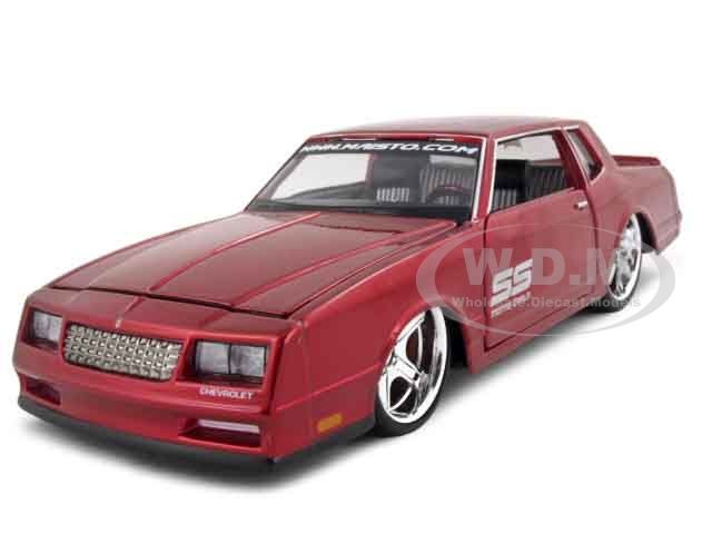 1986 CHEVROLET MONTE CARLO SS RED 124 DIECAST G RIDEZ  