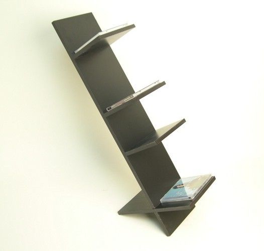 Column Wall / Table Book Shelf CD DVD Media Rack QBA601  