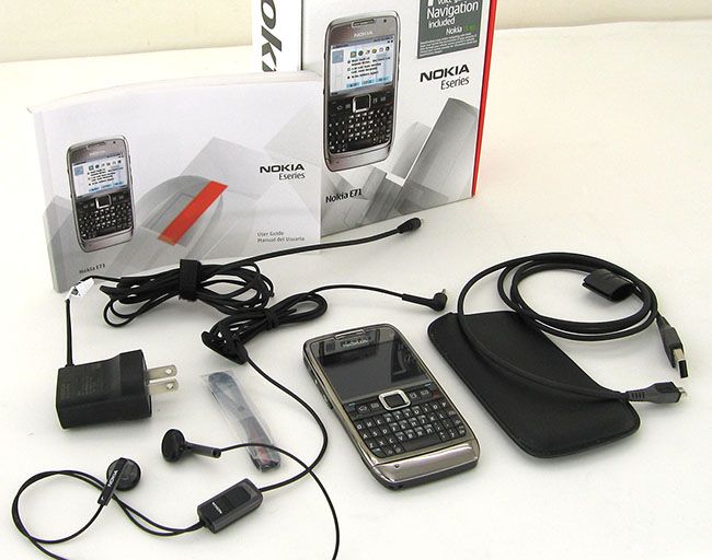 Nokia E71 2 GSM Cell Phone 3G Wifi GPS Unlocked 0883585071456  