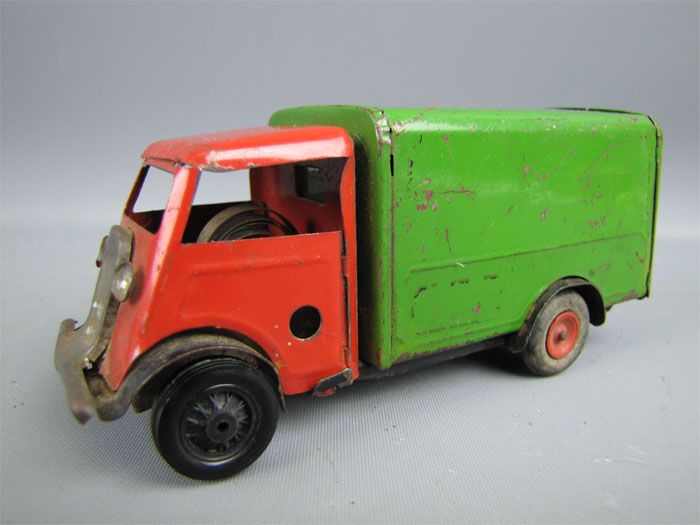 Vintage TRI ANG MINIC Express Truck Wind Up Tin Toy  