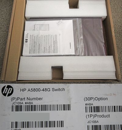 HP SWITCH A5800 48G JC105A L3 MANAGED SWITCH 48 PT NEW  