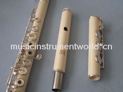 Rare Material Flute Silver Plated VERY NICE CUSTOM  