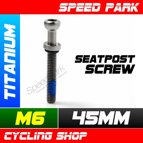 NEW M6 x 45mm Titanium Bolt Seatpost Screw   1pcs  