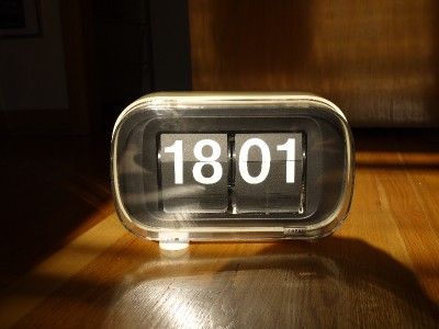 Flip Clock Copal Vintage Clock Eames XXL Howard Solari  