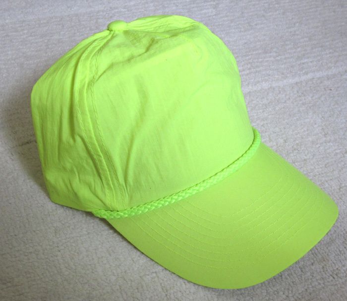 YELLOW FRESH PRINCE HAT 80s snapback Fluorescent NEW  