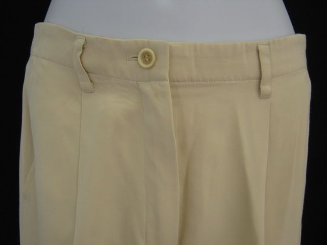 JIL SANDER Creme Pants Slacks Sz 36  