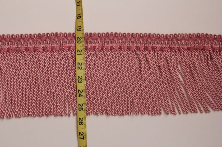 High Quality Designers Bullion Fringe Trim Pink  