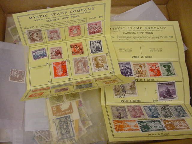 WORLDWIDE COLLECTION MANY STAMPS UNCHECKED GLASSINES EARLY MID++ 