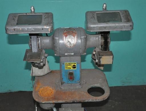 DELTA TRIPLE DUTY 6 PEDESTAL GRINDER~MADE IN THE USA  