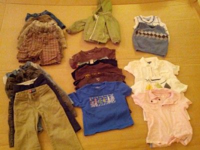 19 item 3T spring summer boy lot GAP Childrens Place Calvin Klein 