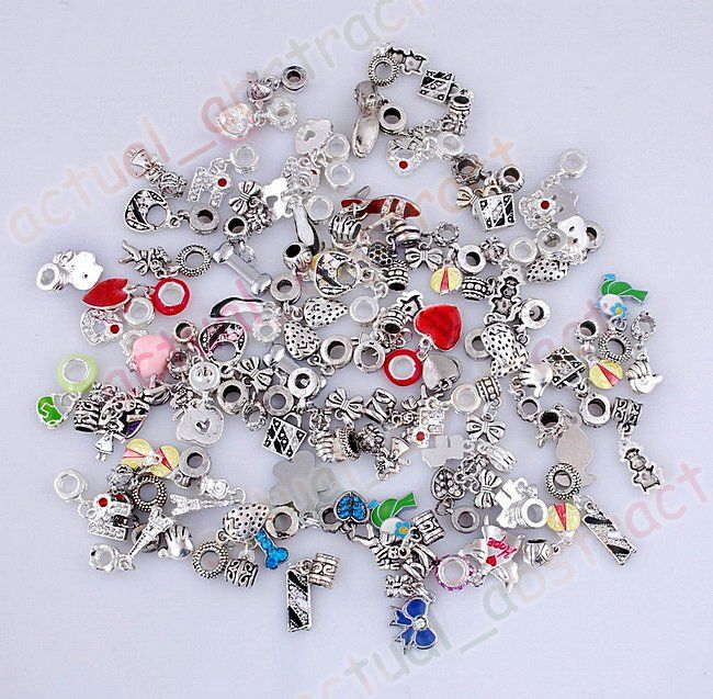 alloy&enamel charms FIT BRACELET 50pcs wholesale  