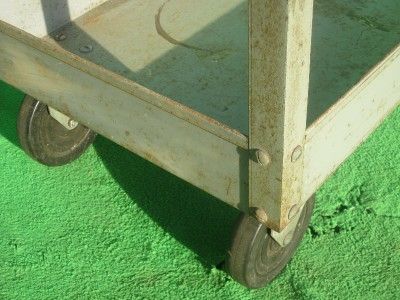 SHOP UTILITY SERVICE ROLLING STEEL HAND CART 30 x 16  