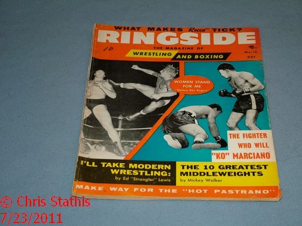 1956 Vol 1 #2 Ringside Wrestling and Boxing June Byers  