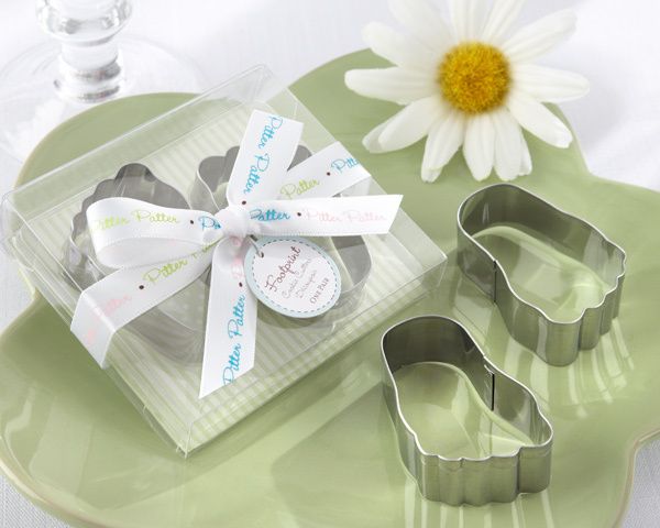 Pitter Patter Little Feet Baby Shower Cookie Cutters  