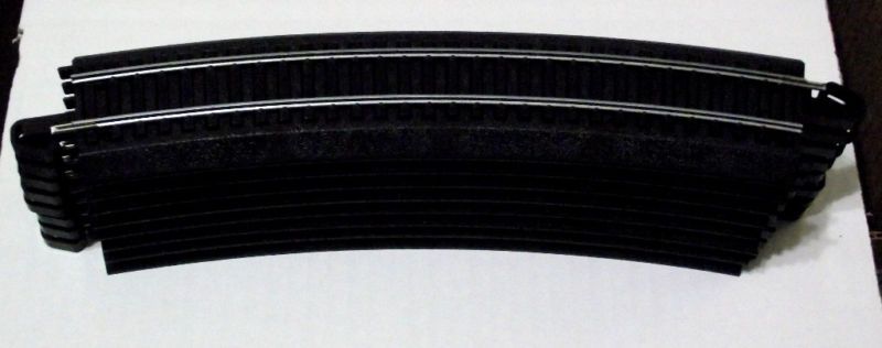 HO BACHMANN 44483 16 PCS. BLACK E Z TRACK 22 RADIUS CURVE  