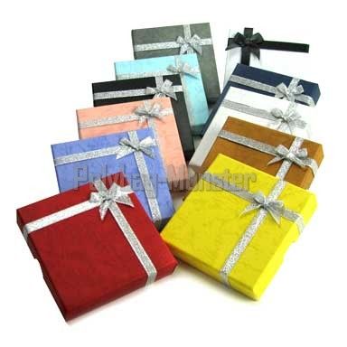 36 Wholesale Jewelry Gift Box 9x9x2 Color Choice #2 3  