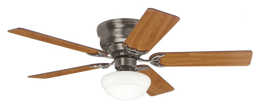 HUNTER 52 LOW PROFILE III PLUS PEWTER CeilingFan 20801  