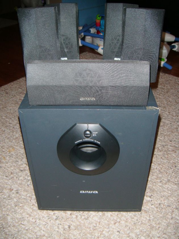 Aiwa Home Speaker System 5.1 With Powered Subwoofer  