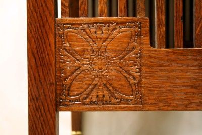 Art and Craft Oak Desk, c 1900  