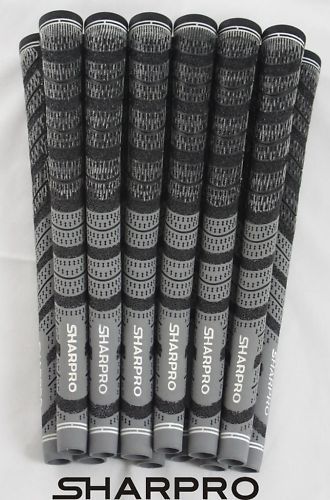 13 SHARPRO Dual Compound Cord Golf Grip Pride Grey Std  