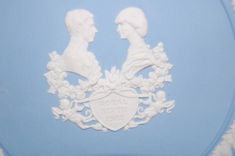 Wedgwood Jasper China Royal Birth Commemorative Plate  